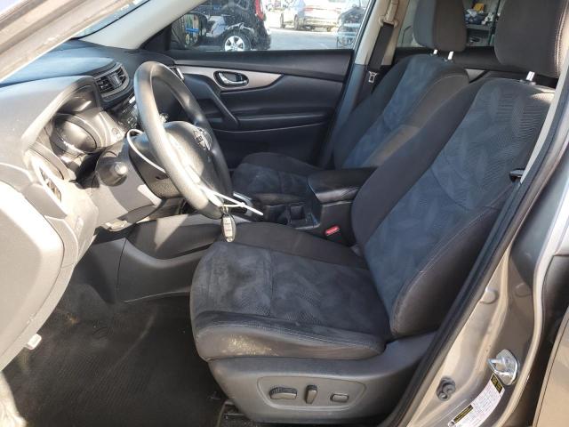 KNMAT2MV7GP602215 - 2016 NISSAN ROGUE S GRAY photo 7