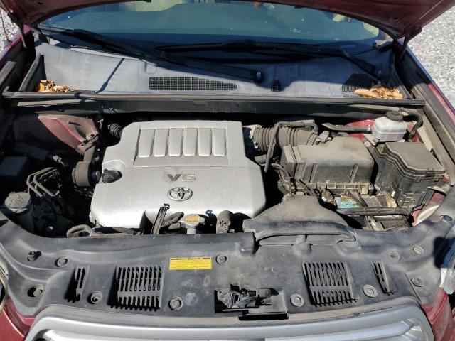 JTEDS41A982026344 - 2008 TOYOTA HIGHLANDER RED photo 12