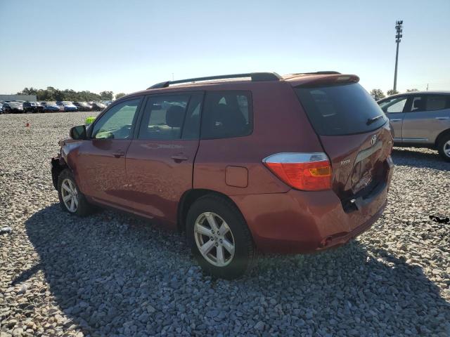 JTEDS41A982026344 - 2008 TOYOTA HIGHLANDER RED photo 2