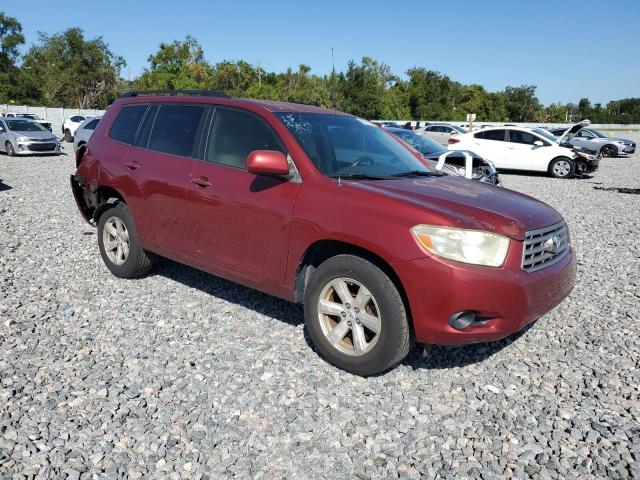 JTEDS41A982026344 - 2008 TOYOTA HIGHLANDER RED photo 4