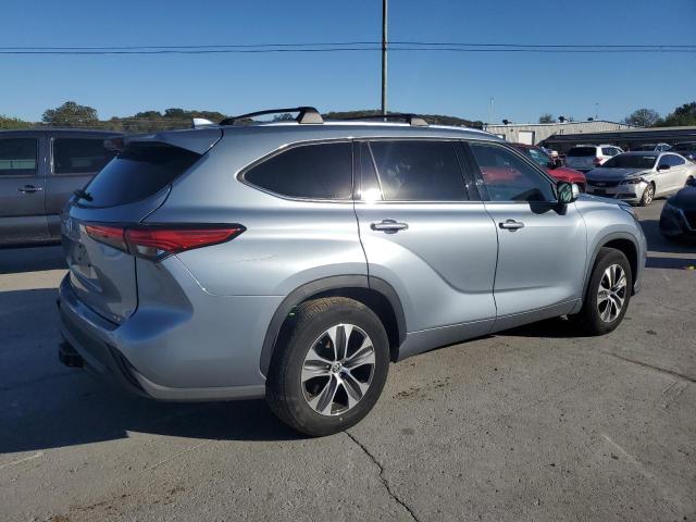 5TDHZRAH6LS025262 - 2020 TOYOTA HIGHLANDER XLE Синій фото 3