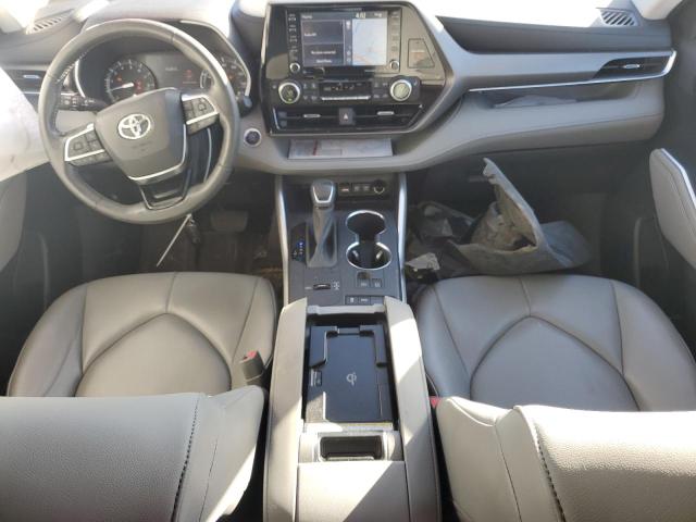 5TDHZRAH6LS025262 - 2020 TOYOTA HIGHLANDER XLE Синій фото 8