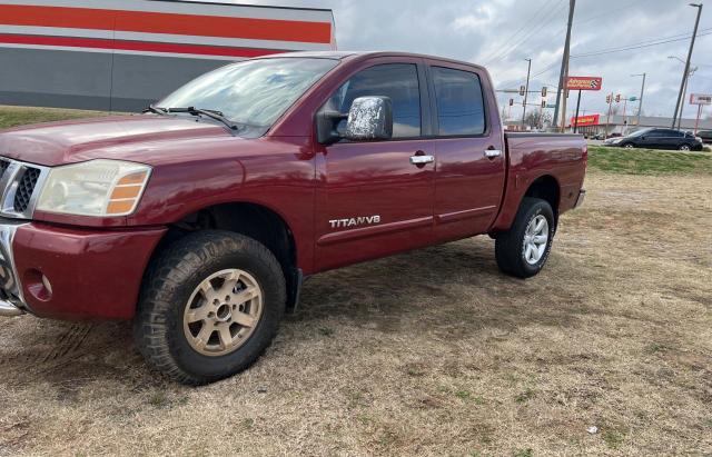 1N6BA07B15N561344 - 2005 NISSAN TITAN XE RED photo 2