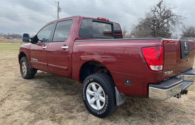 1N6BA07B15N561344 - 2005 NISSAN TITAN XE RED photo 3