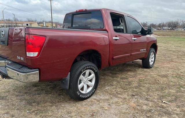 1N6BA07B15N561344 - 2005 NISSAN TITAN XE RED photo 4