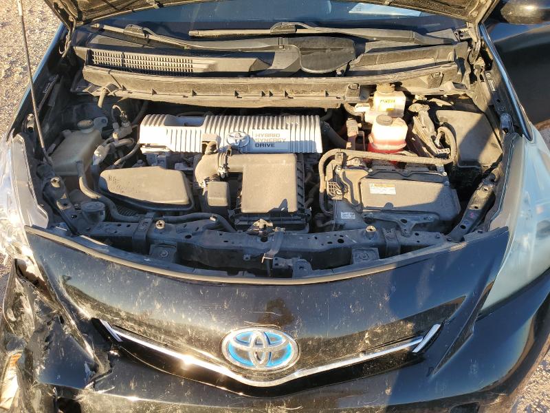 JTDZN3EU5C3057772 - 2012 TOYOTA PRIUS V BLACK photo 12