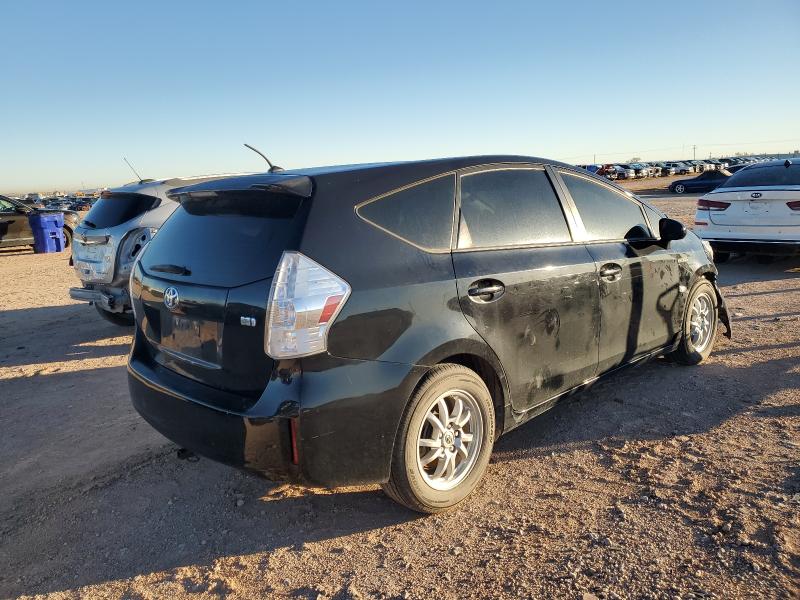 JTDZN3EU5C3057772 - 2012 TOYOTA PRIUS V BLACK photo 3