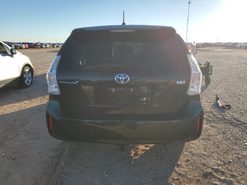 JTDZN3EU5C3057772 - 2012 TOYOTA PRIUS V BLACK photo 6