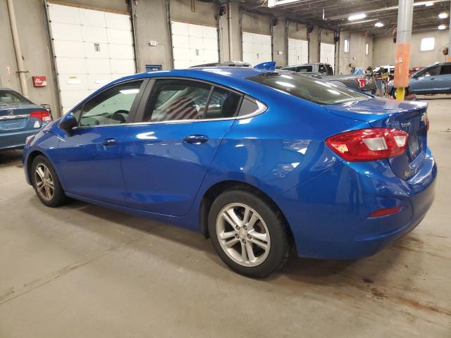 1G1BE5SM6H7177655 - 2017 CHEVROLET CRUZE LT Blau Foto 2