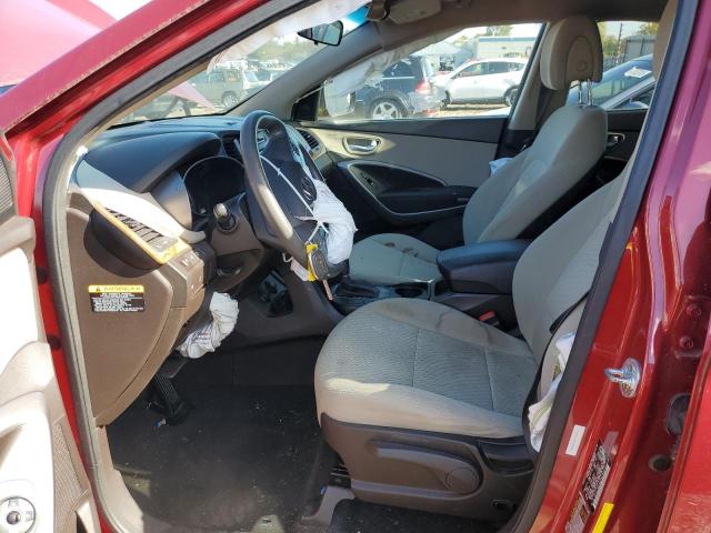 5XYZTDLB2FG299223 - 2015 HYUNDAI SANTA FE S 红色 照片 7