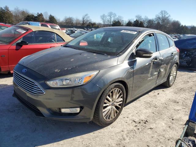 1FADP3N27GL222722 - 2016 FORD FOCUS TITANIUM GRAY photo 1