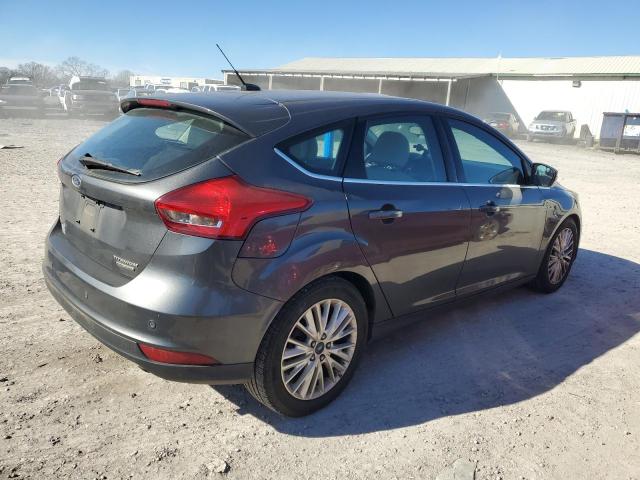 1FADP3N27GL222722 - 2016 FORD FOCUS TITANIUM GRAY photo 3