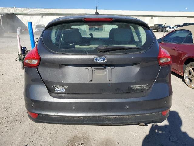 1FADP3N27GL222722 - 2016 FORD FOCUS TITANIUM GRAY photo 6