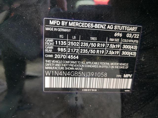 W1N4N4GB5NJ391058 - 2022 MERCEDES-BENZ GLA 250 BLACK photo 14