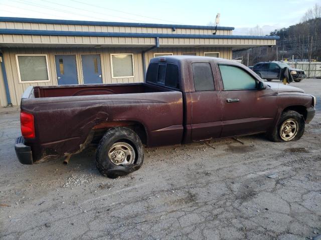 1D7HW22K85S214635 - 2005 DODGE DAKOTA ST BURGUNDY photo 3