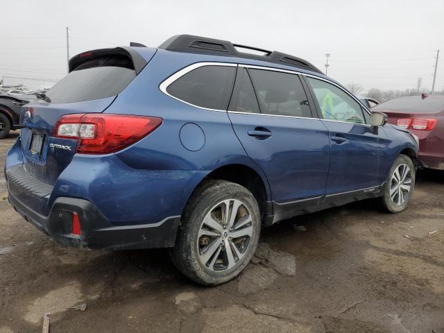 4S4BSANC6K3239044 - 2019 SUBARU OUTBACK 2.5I LIMITED BLUE photo 3