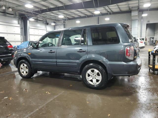 5FNYF18196B007348 - 2006 HONDA PILOT LX GRAY photo 2