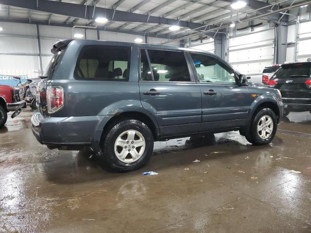 5FNYF18196B007348 - 2006 HONDA PILOT LX GRAY photo 3