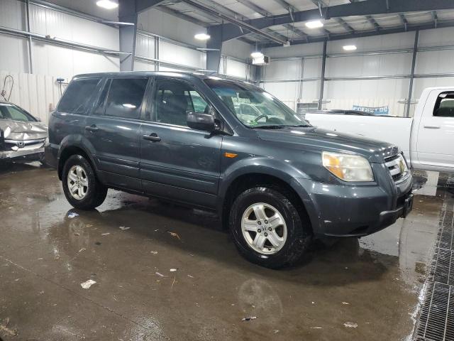 5FNYF18196B007348 - 2006 HONDA PILOT LX GRAY photo 4