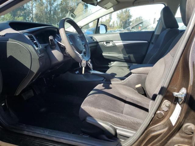 2HGFB2F81DH525486 - 2013 HONDA CIVIC EX BROWN photo 7