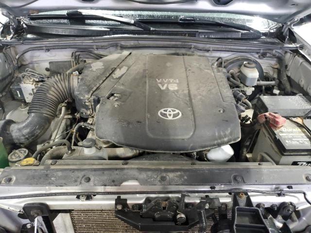 5TEUU42N38Z555400 - 2008 TOYOTA TACOMA ACCESS CAB Сріблястий фото 11