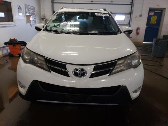 JTMRFREV3D5013039 - 2013 TOYOTA RAV4 XLE WHITE photo 5