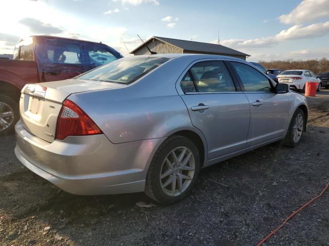 3FAHP0JG5BR168557 - 2011 FORD FUSION SEL SILVER photo 3