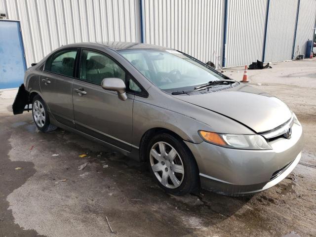 1HGFA16587L061395 - 2007 HONDA CIVIC LX SILVER photo 4