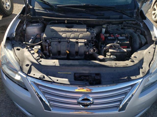 3N1AB7AP0FY368179 - 2015 NISSAN SENTRA S SILVER photo 11