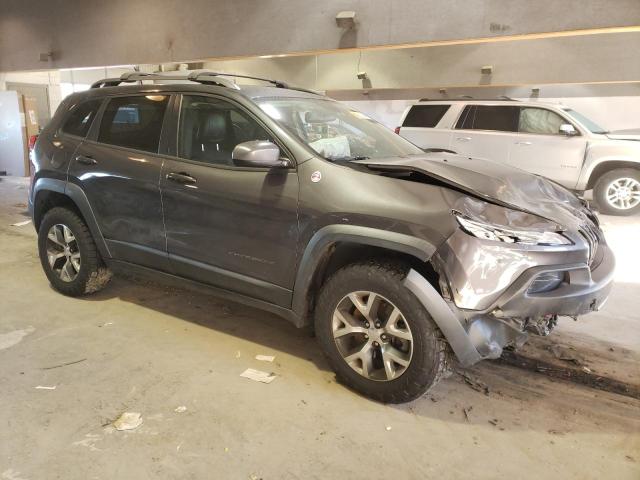 1C4PJMBS6GW277356 - 2016 JEEP CHEROKEE TRAILHAWK GRAY photo 4