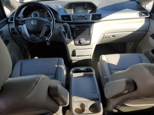 5FNRL5H61EB063718 - 2014 HONDA ODYSSEY EXL BLACK photo 8