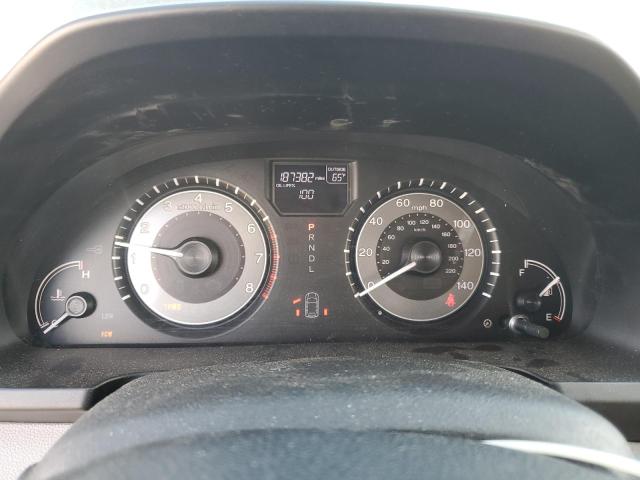 5FNRL5H61EB063718 - 2014 HONDA ODYSSEY EXL BLACK photo 9