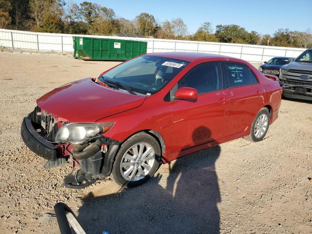 2T1BU4EE6AC297467 - 2010 TOYOTA COROLLA BASE RED photo 1