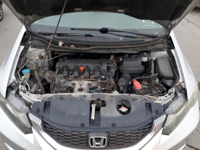 19XFB2F54DE273331 - 2013 HONDA CIVIC LX SILVER photo 11