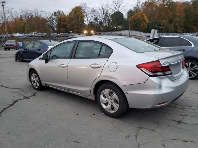 19XFB2F54DE273331 - 2013 HONDA CIVIC LX SILVER photo 2