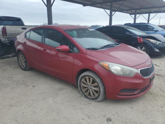 KNAFX4A67E5091923 - 2014 KIA FORTE LX RED photo 4