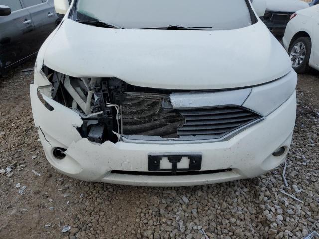 JN8AE2KP5D9068411 - 2013 NISSAN QUEST S WHITE photo 12