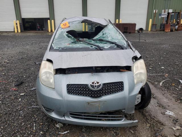 JTDJT923785200170 - 2008 TOYOTA YARIS SILVER photo 5