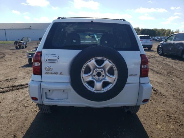 JTEHD20V640034315 - 2004 TOYOTA RAV4 WHITE photo 6