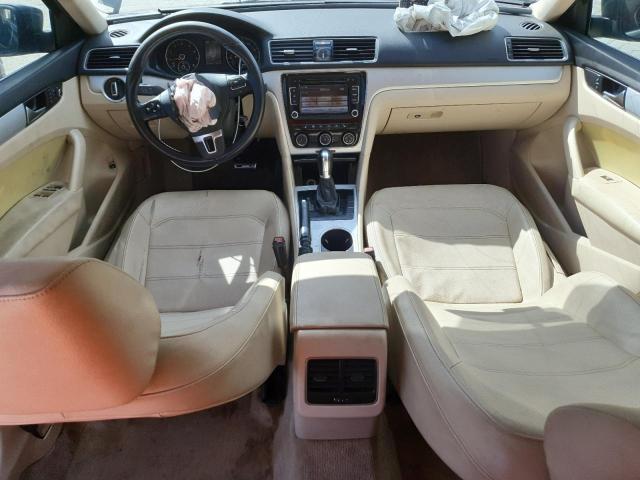 1VWBH7A30DC004411 - 2013 VOLKSWAGEN PASSAT SE შავი ფოტო 8