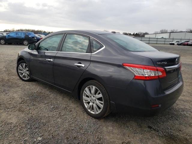 3N1AB7AP7DL686083 - 2013 NISSAN SENTRA S GRAY photo 2