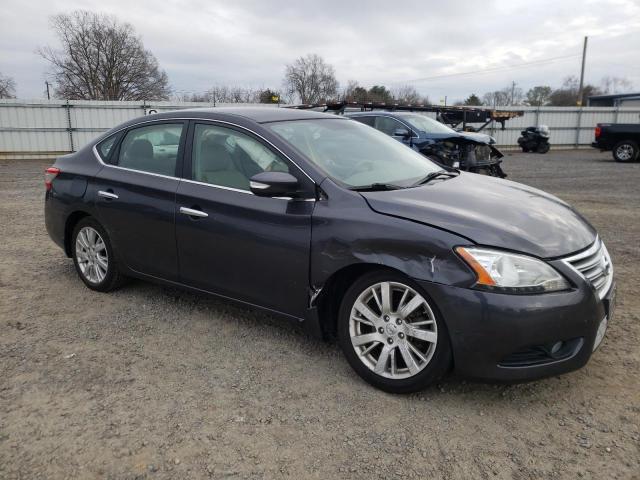 3N1AB7AP7DL686083 - 2013 NISSAN SENTRA S GRAY photo 4