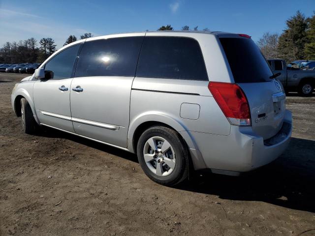 5N1BV28U37N126245 - 2007 NISSAN QUEST S SILVER photo 2