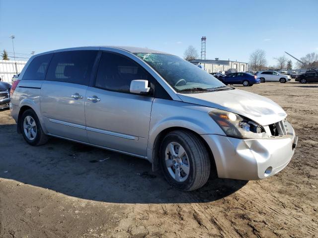 5N1BV28U37N126245 - 2007 NISSAN QUEST S SILVER photo 4