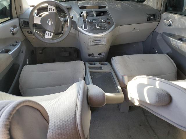 5N1BV28U37N126245 - 2007 NISSAN QUEST S SILVER photo 8