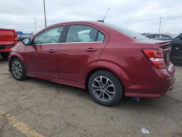 1G1JD5SH8J4123511 - 2018 CHEVROLET SONIC LT RED photo 2