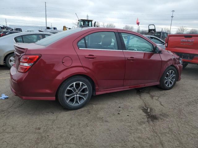 1G1JD5SH8J4123511 - 2018 CHEVROLET SONIC LT RED photo 3