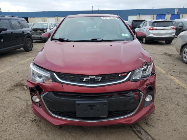 1G1JD5SH8J4123511 - 2018 CHEVROLET SONIC LT RED photo 5