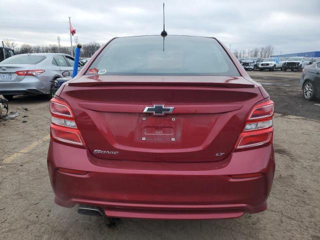 1G1JD5SH8J4123511 - 2018 CHEVROLET SONIC LT RED photo 6