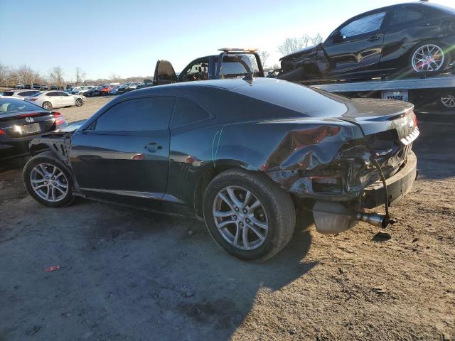 2G1FD1E34F9297286 - 2015 CHEVROLET CAMARO LT BLACK photo 2